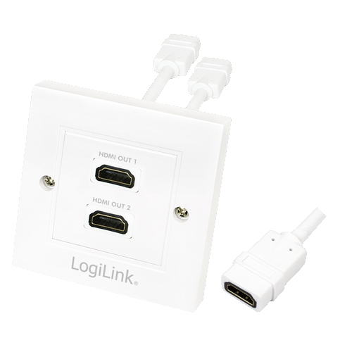 LogiLink AH0015 HDMI-kaapeli HDMI-tyyppi A (vakio) Valkoinen LogiLink AH0015 HDMI-kaapeli HDMI-tyyppi A (vakio) Valkoinen