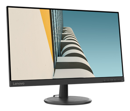 Lenovo C24-25 tietokoneen litteä näyttö 60,5 cm (23.8") 1920 x 1080 pikseliä Full HD LED Musta
