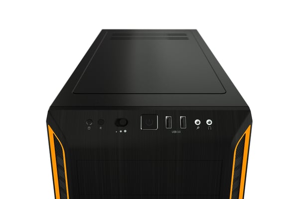 be quiet! Pure Base 600 Window Midi Tower Svart, Orange