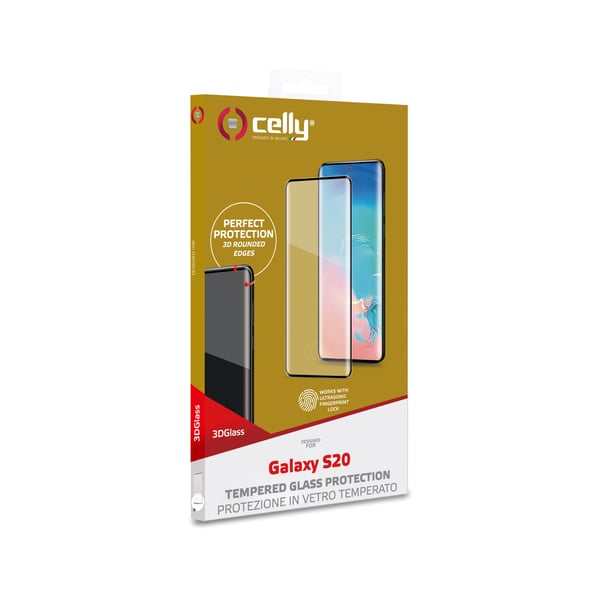Celly 3DGLASS992BK Skærm og -bagsidebeskytter til mobiltelefon Klar skærmbeskytter Samsung 1 stk