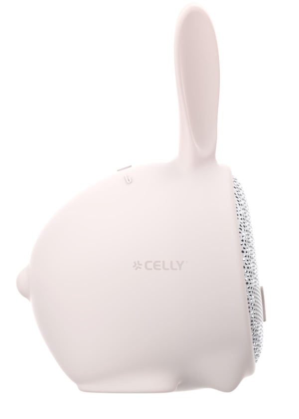 Celly WSRABBIT bärbara högtalare och partyhögtalare Vit 3 W