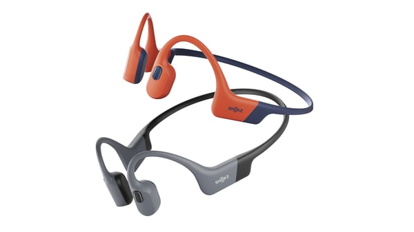 SHOKZ OpenSwim Pro Headset Trådløs Halsbånd Sport Bluetooth Sort, Rød