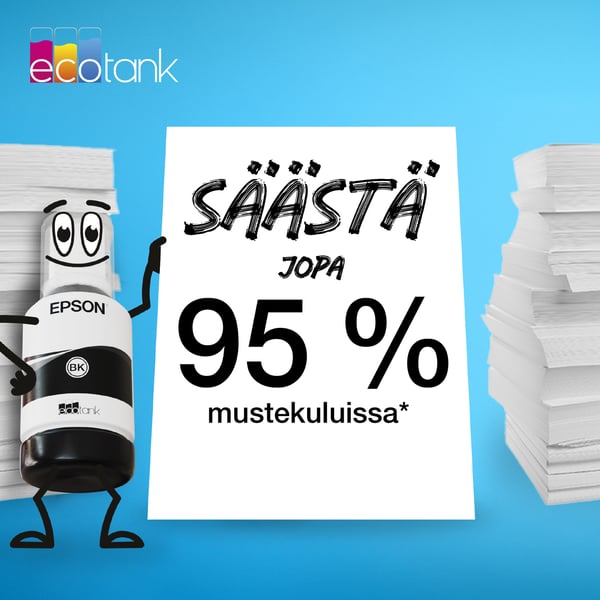 Epson 106 EcoTank -mustepullo, keltainen