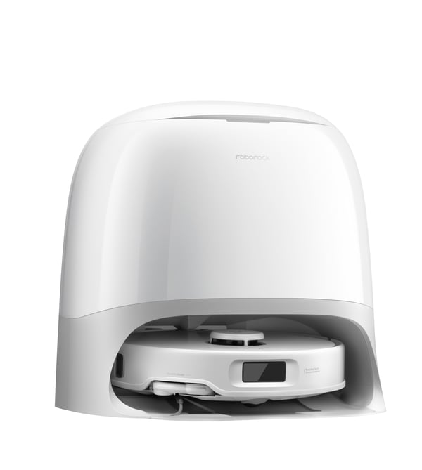 Roborock Qrevo Curv 5A1 0,325 L Sort, Hvid