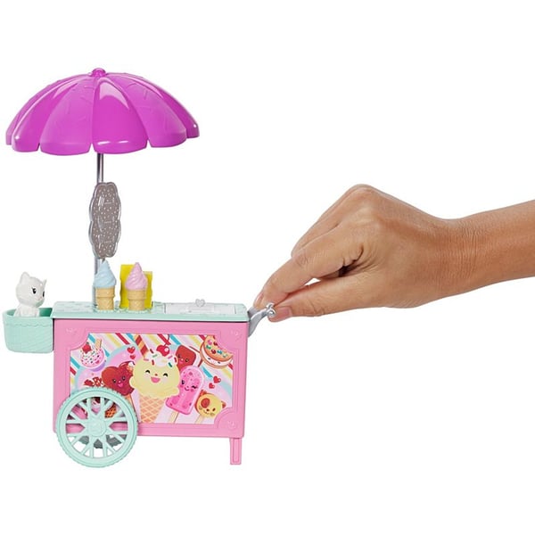 Barbie Club Chelsea Doll and Ice Cream Cart