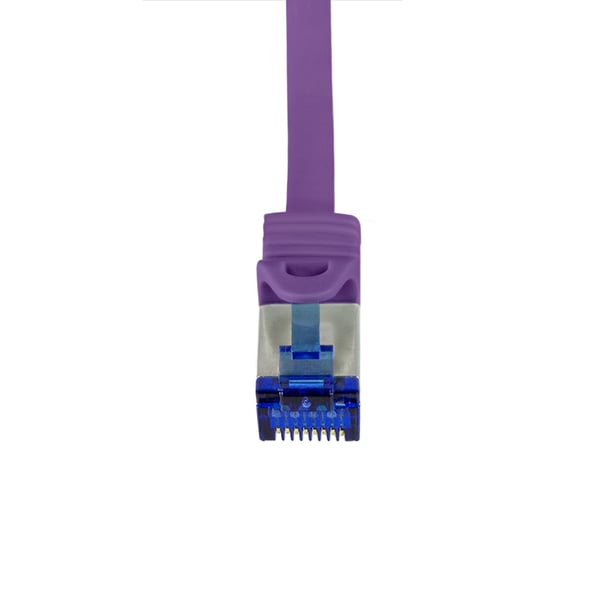 LogiLink C6A029S verkkokaapeli Purppura 0,5 m Cat6a S/FTP (S-STP) Pyöreä