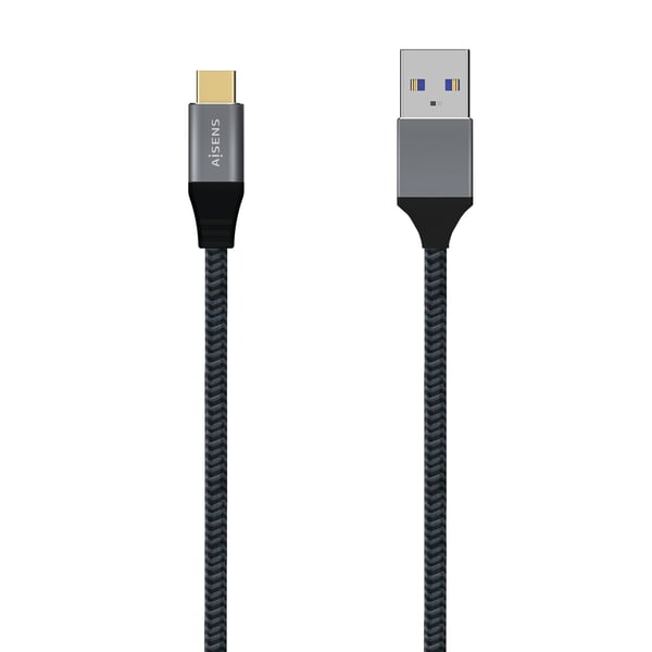 AISENS A107-0631 USB-kabel USB 3.2 Gen 2 (3.1 Gen 2) 1 m USB C USB A 10 Gbit/sek. Grå AISENS A107-0631 USB-kabel USB 3.2 Gen 2 (3.1 Gen 2) 1 m USB C USB A 10 Gbit/sek. Grå
