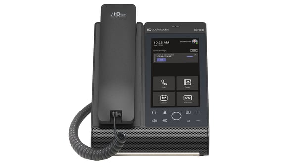 AudioCodes C470HD IP-telefoner Svart TFT Wi-Fi