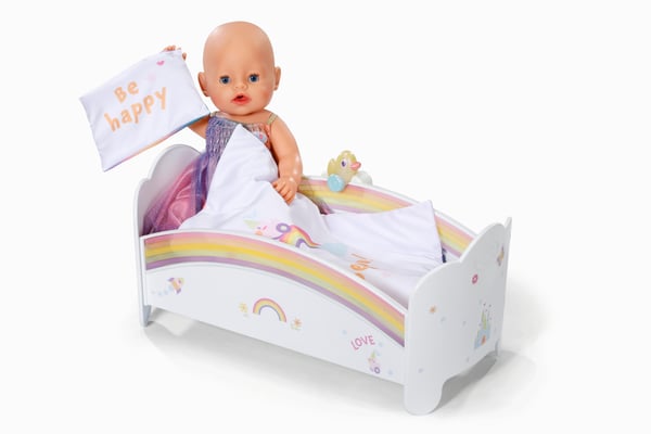 BABY born Rainbow Bed Dukke seng/vugge