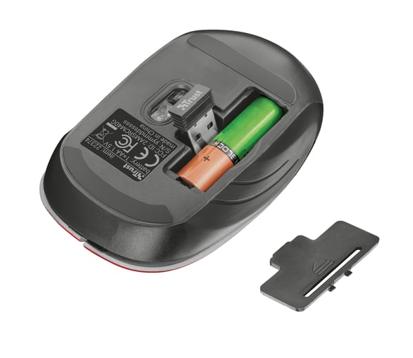 Trust Aera mus Kontor Ambidextrous RF trådløst 1600 dpi