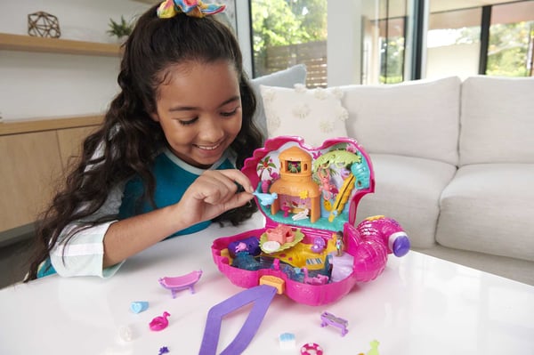 Polly Pocket FLAMINGO PARTY Playset
