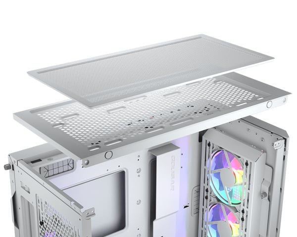 COUGAR Airface Pro RGB CGR-5AD1W-AIR-RGB Midi Tower Hvid