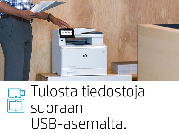 HP Color LaserJet Pro MFP M479fnw, Tulostus, kopiointi, faksi, sähköposti, Skannaus sähköpostiin/PDF-tiedostoksi; 50 arkin automaattinen syöttölaite