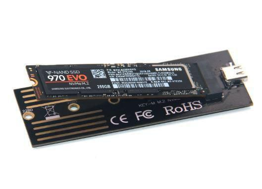 CoreParts MSUB8001 drevkabinet SSD kabinet Sort M.2
