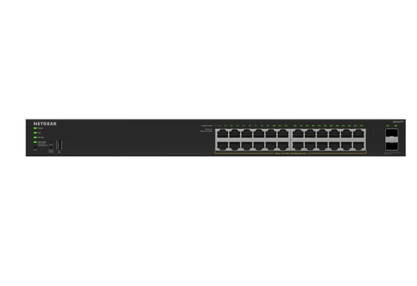 NETGEAR GS324TPv2 Administreret L2/L3 Gigabit Ethernet (10/100/1000) Strøm over Ethernet (PoE) 1U Sort