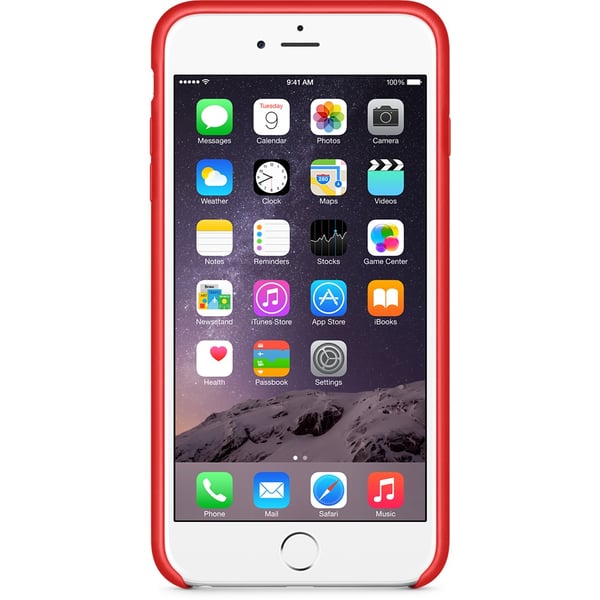 Apple MGQY2ZM/A mobiltelefon etui 14 cm (5.5") Cover Rød