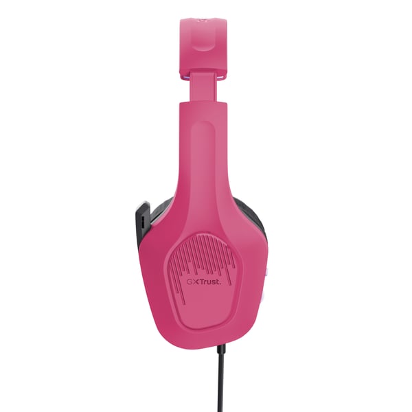 Trust GXT 790 Headset Ledningsført Spil Sort, Lyserød