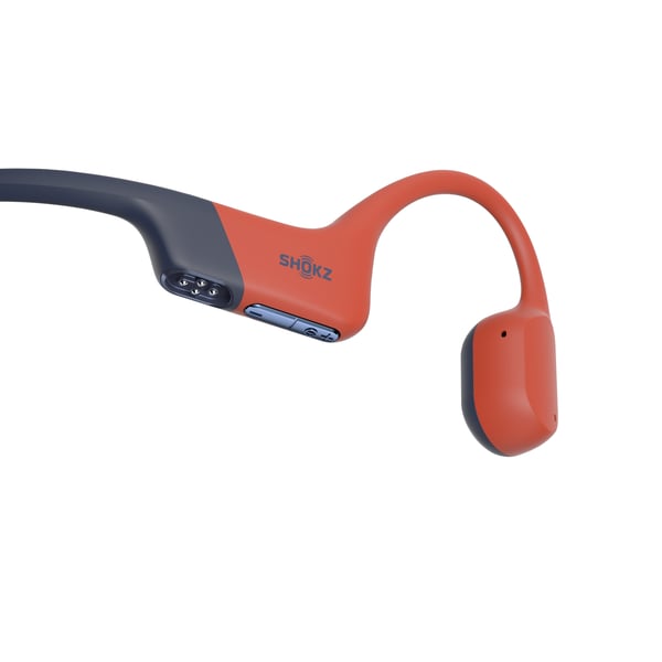 SHOKZ OpenSwim Pro Headset Trådløs Halsbånd Sport Bluetooth Sort, Rød