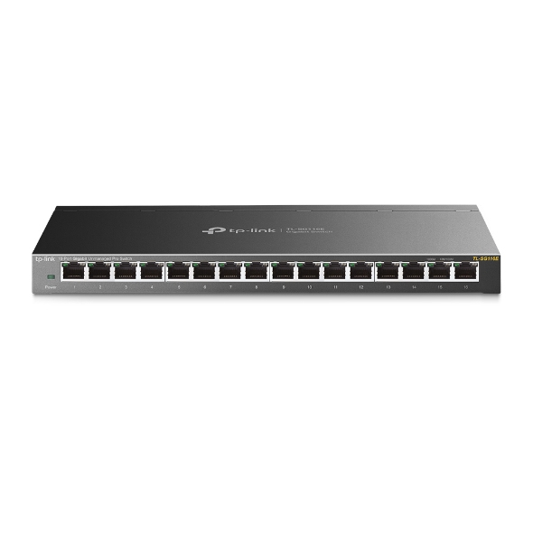 TP-Link TL-SG116E Ohanterad L2 Gigabit Ethernet (10/100/1000) Svart