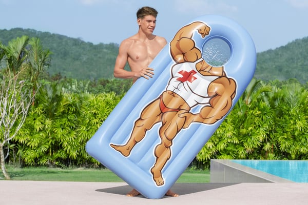 Bestway 43421 pool- och badmadrass Blå Bild PVC