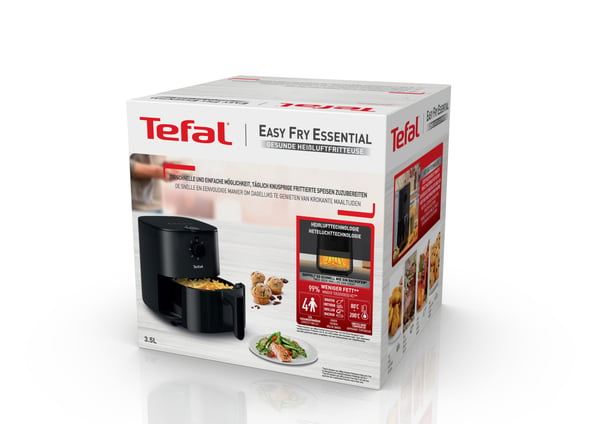 Tefal Easy Fry Essential EY1303 Enkelt 3,5 L Enkeltstående 1030 W Varmluftsteger Grøn