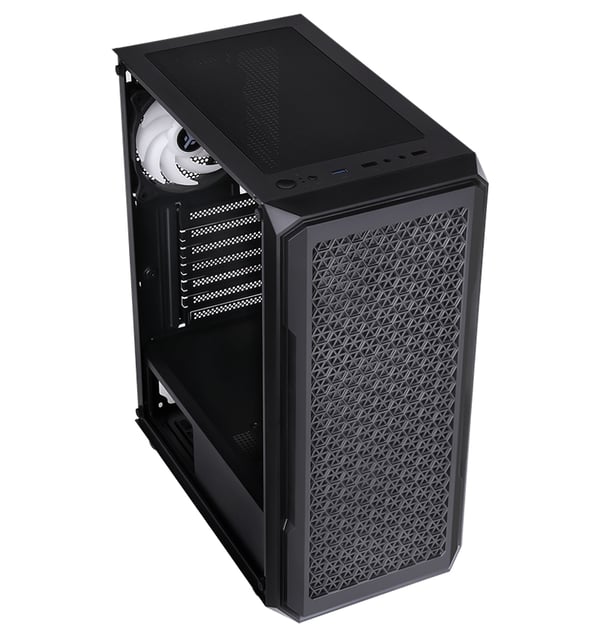 itek ITGCAST33B datorväskor Midi Tower Svart