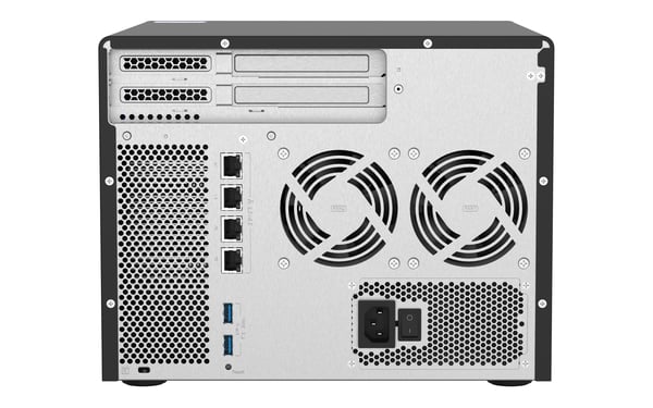 QNAP TS-h886 NAS Tower Intel® Xeon® D D-1602 8 GB DDR4 0 TB QuTS hero Musta