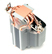 Zalman CNPS5X Performa Processor Køler 9,2 cm Sort, Sølv