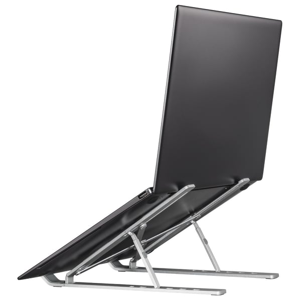 Hama Aluminium Ställ till bärbara datorer Silver 39,1 cm (15.4")