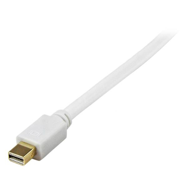StarTech.com MDP2DVIMM3WS videokabel adapter 0,9 m Mini DisplayPort DVI-D Hvid