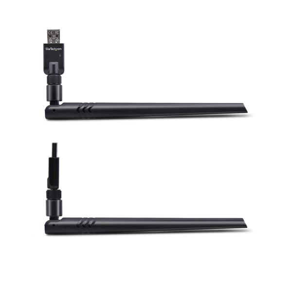 StarTech.com USB Bluetooth 5.3-adapterdongel i klass 1 för PC/bärbar dator, långdistansanslutning för tangentbord, mus, ljudstreaming och PAN-nätverkande, Windows/Linux