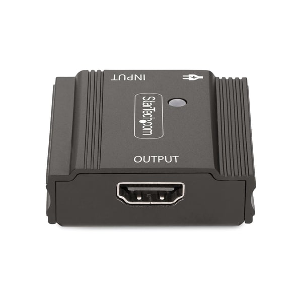 StarTech.com 33FT-8K-HDMI-BOOSTER AV-signaalin jatkaja AV-toistin Musta