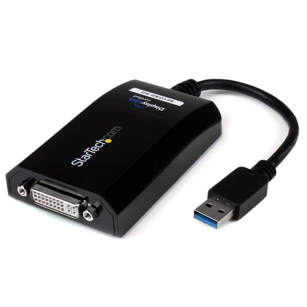 StarTech.com USB32DVIPRO USB grafisk adapter 2048 x 1152 pixel Sort