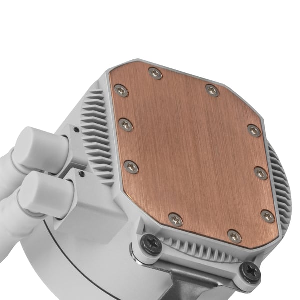Mars Gaming MLONE120W kylsystem för dator Processor Allt-i-ett vätskekylare 12 cm Vit 1 styck