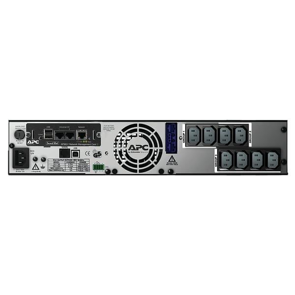 APC Smart-UPS UPS-enhed Interaktivt indgangsstik 1,5 kVA 1200 W 8 AC stikkontakt(er)