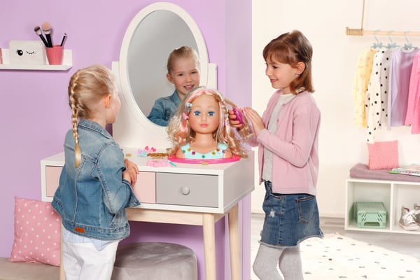 BABY born Sister Styling Head Princess Doll make-up & hair styling set