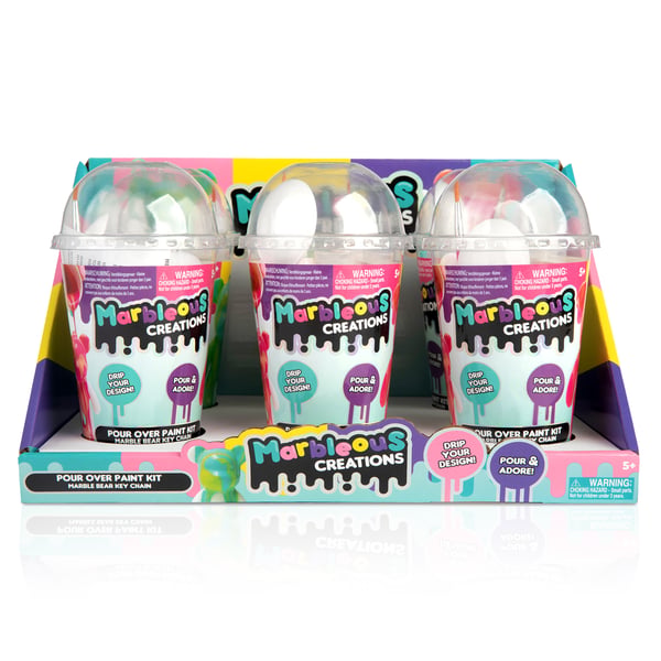 Gear2Play Marble Bear Pouring Keyring Kit