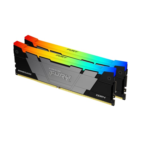 Kingston Technology FURY 16 Gt 3200 MT/s DDR4 CL16 DIMM (2 kpl:n pakkaus) Renegade RGB Kingston Technology FURY 16 Gt 3200 MT/s DDR4 CL16 DIMM (2 kpl:n pakkaus) Renegade RGB
