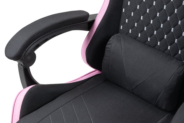 Mars Gaming MGC-X Fabric PC-pelituoli pehmustettu istuin Musta, Vaaleanpunainen