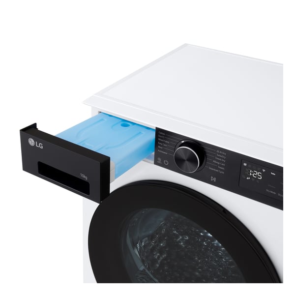 LG RNX5009TKB tørretumbler Fritstående Front-læsning 9 kg Hvid, Sort