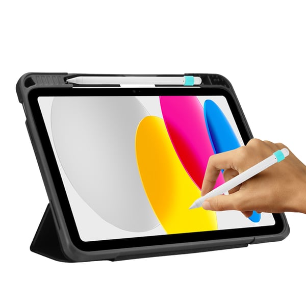 DEQSTER Rugged MAX Case für iPad 10.9" (10. Gen.), Schwarz