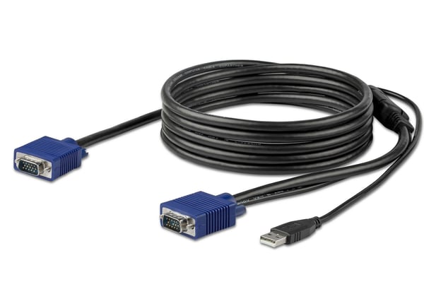 StarTech.com 3 m USB KVM-kabel til StarTech.com Rackmonteringskonsoller - VGA og USB KVM-konsol