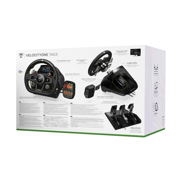 Turtle Beach VelocityOne Svart USB Ratt + Pedaler PC, Xbox One, Xbox Series S, Xbox Series X