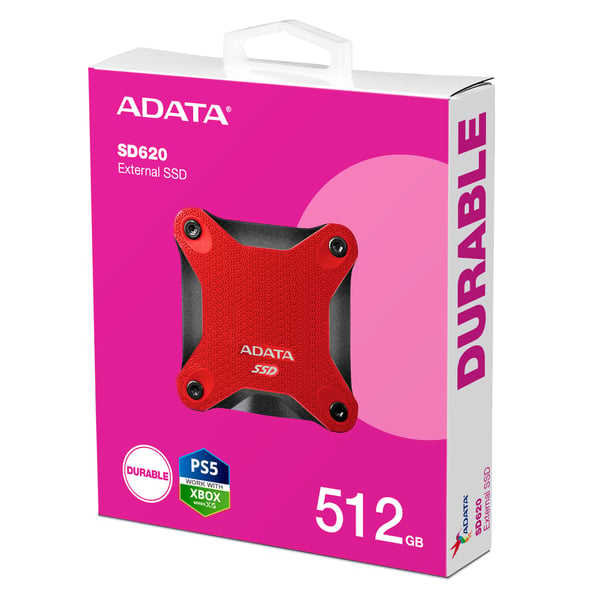 ADATA SD620 512 GB Micro-USB B 3.2 Gen 2 (3.1 Gen 2) Röd