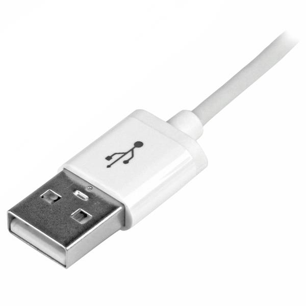 StarTech.com USBLT1MW Lightning kabel 1 m Hvid
