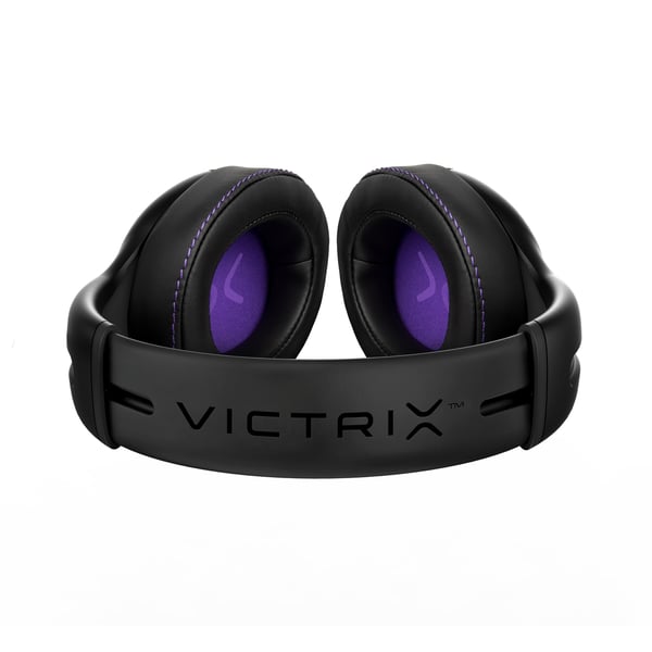 Victrix Gambit Headset Kabel & Trådlös Huvudband Spela Svart, Lila