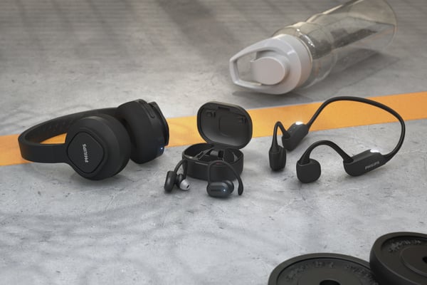 Philips TAA6606BK/00 hovedtelefoner/headset Trådløs Halsbånd Sport Bluetooth Sort