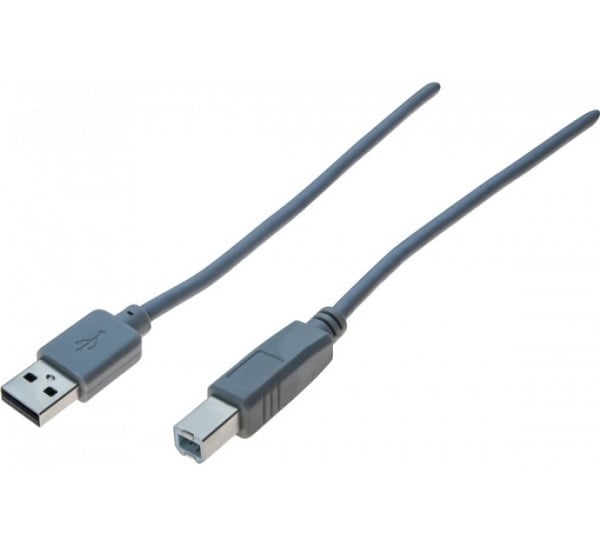 Hypertec 532514-HY USB-kabel USB 2.0 5 m USB A USB B 0,48 Gbit/sek. Grå