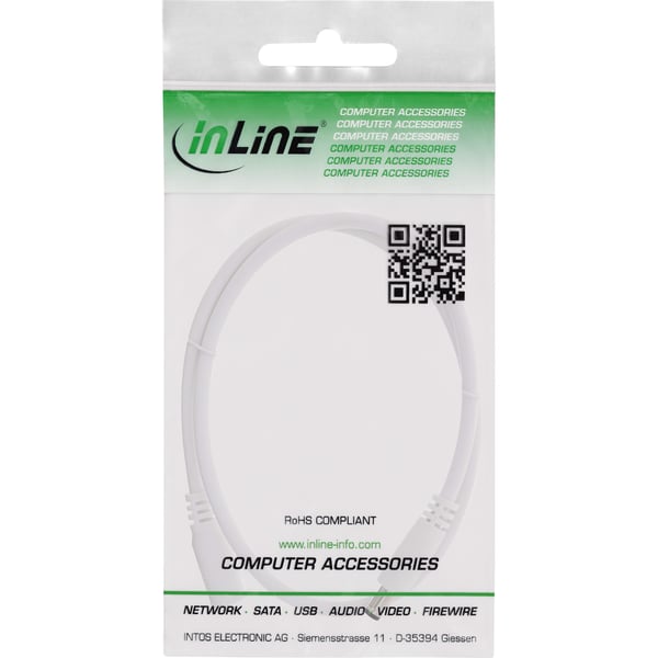 InLine 26902F el-ledning Hvid 2 m 5.5 x 2.5 mm