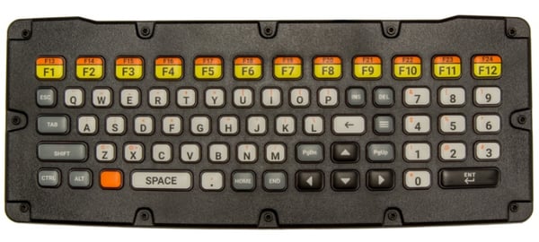 Zebra KYBD-QW-VC-01 tangentbord för mobila enheter QWERTY Engelsk Svart Zebra KYBD-QW-VC-01 tangentbord för mobila enheter QWERTY Engelsk Svart